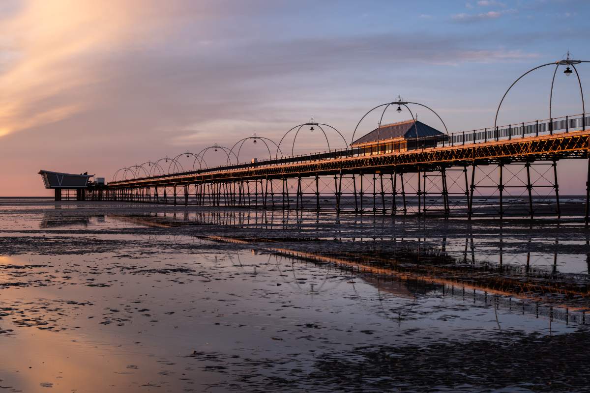 Soutport pier, the home of Middleton Finance, mortgage experts.
